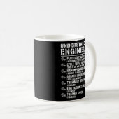 Erklärtes Verständnis von Ingenieuren Kaffeetasse (VorderseiteRechts)