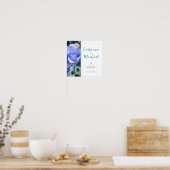 Erklärung der Liebe Aquamarine Rose Poster (Küche)