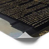 Erklärung der Menschen- und Bürgerrechte Poster (Ecke)