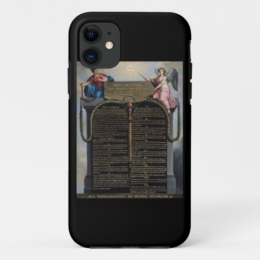 Erklärung der Rechte des Mannes und des Bürgers Case-Mate iPhone Hülle (Rückseite)