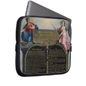 Erklärung der Rechte des Mannes und des Bürgers Laptopschutzhülle (Vorne Rechts)