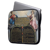 Erklärung der Rechte des Mannes und des Bürgers Laptopschutzhülle (Vorderseite Links)