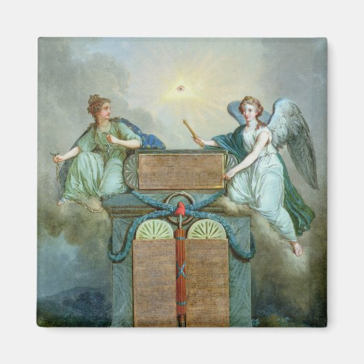 Erklärung der Rechte von Mensch und Bürger Magnet (Vorne)