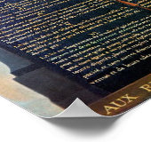 Erklärung der Rechte von Mensch und Bürger Poster (Ecke)