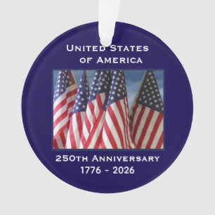 Erklärung der Unabhängigkeit 250. Jahrestag USA  Ornament