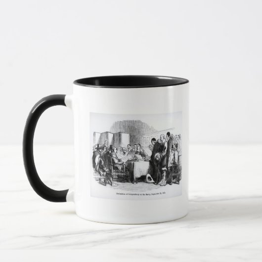 Erklärung der Unabhängigkeit Tasse (Links)
