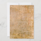 Erklärung der USA Unabhängigkeit Phantastisches Pa Einladung (Rückseite)