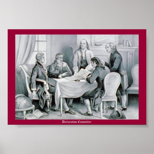 Erklärung des Ausschusses Poster (Vorne)