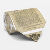 Erklärung des Königs zur Unterdrückung der Rebelli Krawatte (Gerollt)