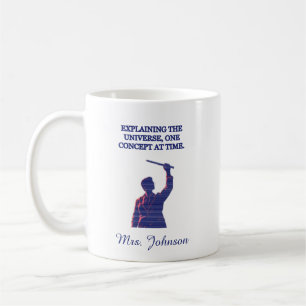 Erklärung des Universums, ein Konzept zur Zeit Wis Kaffeetasse
