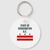 Erklärung für das Washington DC Logo Schlüsselanhänger (Rückseite)