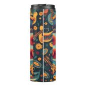 Erklärung mit festem Cinco De Mayo Muster abgeben Thermosbecher (Rückseite)