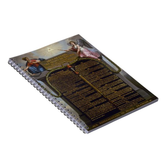 Erklärung - Rechte des Menschen und der Bürger Notizblock (Rechte Seite)