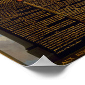 Erklärung - Rechte des Menschen und der Bürger Poster (Ecke)