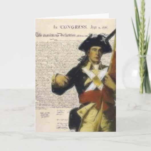 Erklärung und Minute-Mann-Karte Karte (Vorderseite)