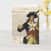 Erklärung und Minute-Mann-Karte Karte (Gelbe Blume)