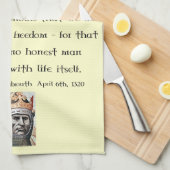 Erklärung von Arbroath Robert das Bruce-Tee-Tuch Handtuch (Viertel Falte)