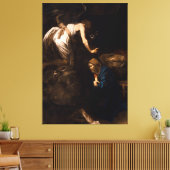 Erklärung von Caravaggio (1608) Leinwanddruck (Insitu (Wohnzimmer))