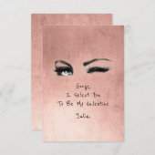 Erklärung von Marilyn Monroe Valentine zur Liebe Einladung (Vorne/Hinten)