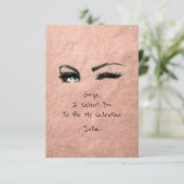 Erklärung von Marilyn Monroe Valentine zur Liebe Einladung (Stehend Vorderseite)