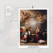 Erklärung von Murillo Esteban Perez Postkarte (Vorne/Hinten)