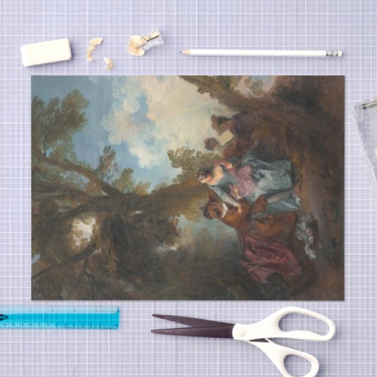 Erklärung von Nicolas Lancret zur Liebe Seidenpapier (Handwerk)