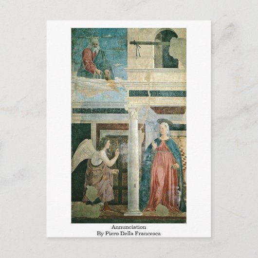 Erklärung von Piero Della Francesca Postkarte (Vorderseite)