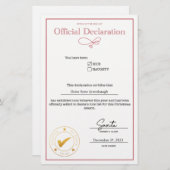 Erklärung von Santa Nice (Vorne/Hinten)