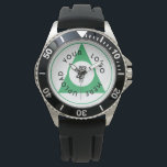 Erklärung zum Logo für Sportaktivitäten Armbanduhr<br><div class="desc">Diese anpassbare, sportliche, kleine Firmenlogouhr ist das perfekte Zubehör für alle Geschäftsinhaber, die eine Erklärung abgeben möchten. Dieses elegante und stilvolle Uhrwerk zeichnet sich durch ein gewagtes Gesicht aus, das mit Ihrem eigenen Firmenlogo personalisiert werden kann. Diese Uhr ist nicht nur ein funktionelles Zeitmesser, sie ist ein leistungsstarkes Werkzeug für...</div>