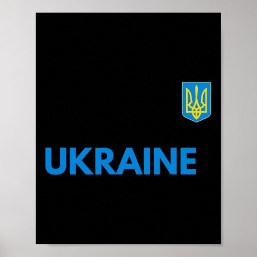 Erklärung zum ukrainischen Dreizack Poster (Vorne)