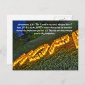 Erklärungen 3:21 Ich erinnere mich daran, Postkarte (Vorne/Hinten)