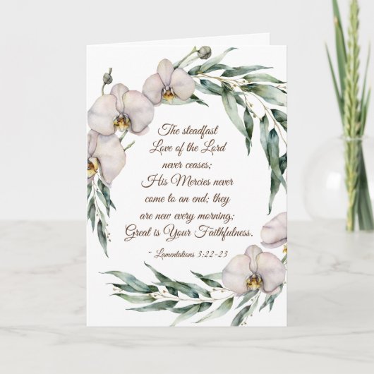 Erklärungen 3:22-23 Ständige Liebe des Herrn Karte (Vorderseite)