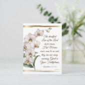 Erklärungen 3:22-23 Ständige Liebe des Herrn Postkarte (Stehend Vorderseite)