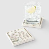 Erklärungen 3:22-23 Ständige Liebe des Herrn Steinuntersetzer (Seitenansicht)