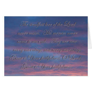 Erklärungen 3:22 Die standhafte Liebe des Herrn