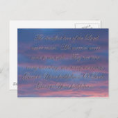 Erklärungen 3:22 Die standhafte Liebe des Herrn Postkarte (Vorne/Hinten)
