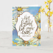 Erklärungen 3:22 Seine leidenschaftliche Liebe end Karte (Gelbe Blume)