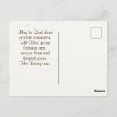 Erklärungen 3:22 Seine treue Liebe endet nie Postkarte (Rückseite)