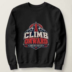 Erklimme die Vintage-Berg-Motivations-Abenteuerlus Sweatshirt