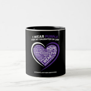 Erkrankung Tochter Schwiegertöchter Hodgkin-Lympho Zweifarbige Tasse