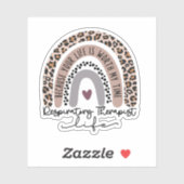 Erkrankungen der Atemwege Aufkleber (Blatt)