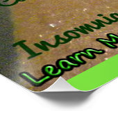 Erkrankungen des Lymphsystems Symptome und Embedde Poster (Ecke)