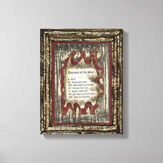 Erkrankungen des Souls Leinwanddruck (Vorderseite)