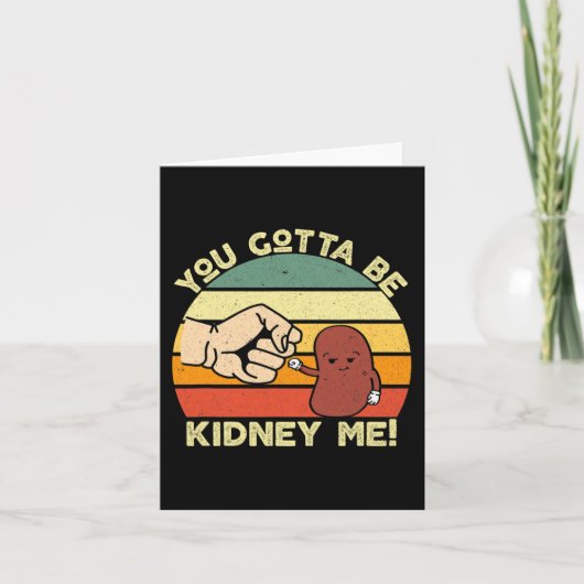 Erkrankungen Transplantation Niere Organspender Sp Karte (Vorderseite)