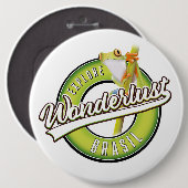 Erkunde Brasilien Wanderlust Button (Vorne & Hinten)