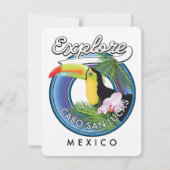 erkunde cabo san lucas mexiko reise-patch (Rückseite)