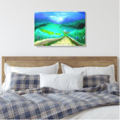 Erkunde das Leben Leinwanddruck (Insitu (Schlafzimmer))