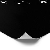 Erkunde das Universum Poster (Ecke)