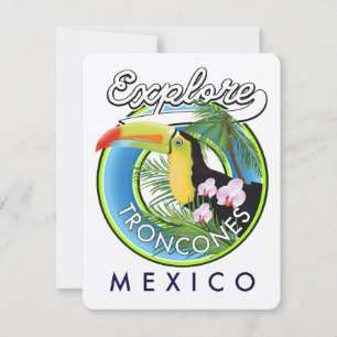 Erkunde Troncones Mexico Retro-Logo