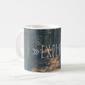 ERKUNDEN KAFFEETASSE (Vorderseite Links)